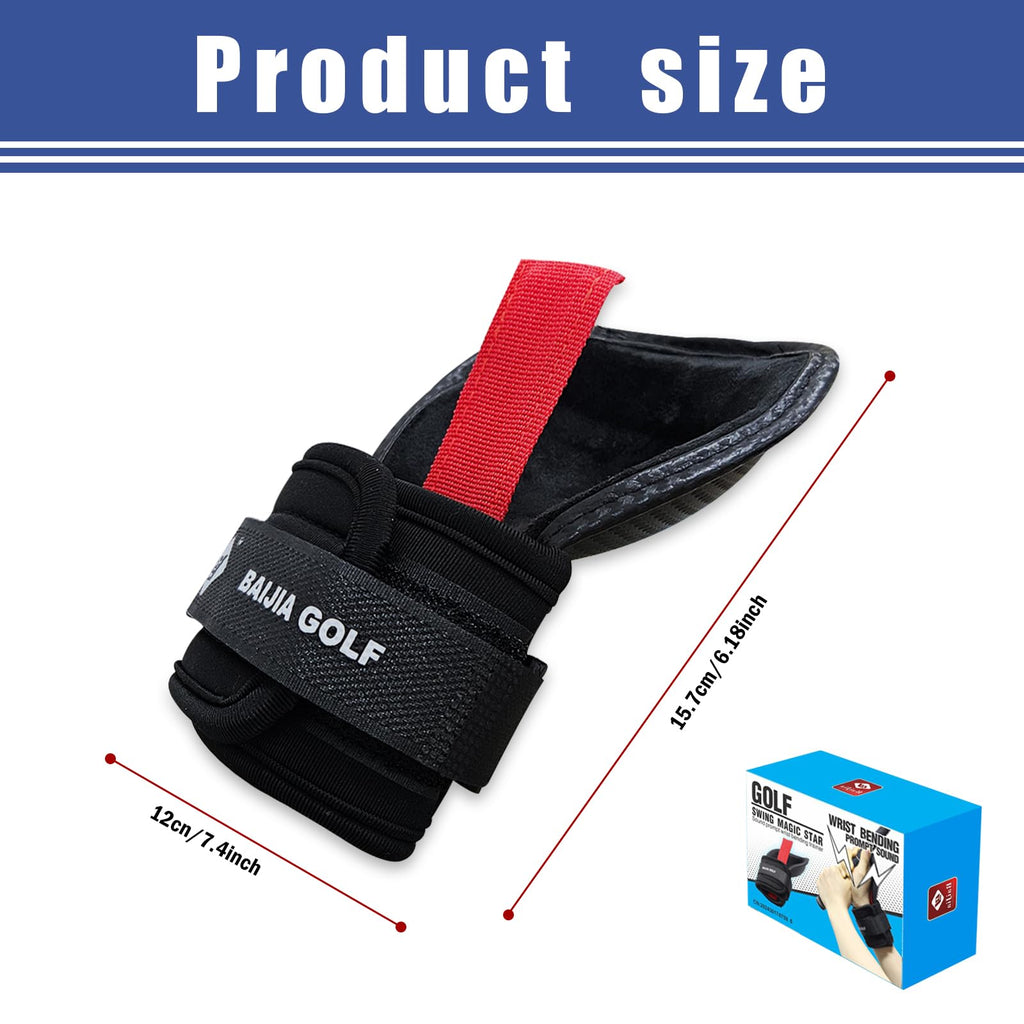 Eastrpupira Golf Wrist Training Aid, Golf Wrist Trainer, Swing Training Aid, Wrist Golf Training Equipment, Swing Trainer, Chipping Wristband for Club Golf Beginners Better Impact Position