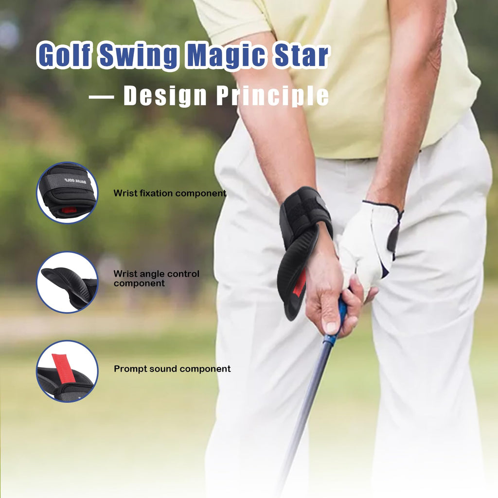 Eastrpupira Golf Wrist Training Aid, Golf Wrist Trainer, Swing Training Aid, Wrist Golf Training Equipment, Swing Trainer, Chipping Wristband for Club Golf Beginners Better Impact Position