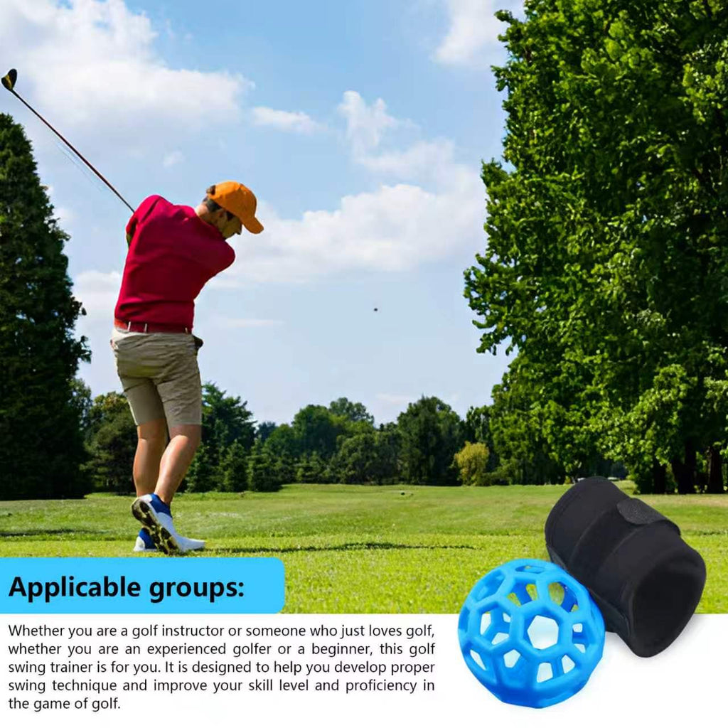 Eastrpupira Golf Swing Trainer Smart Ball & Elbow Training Aid – Fix Chicken Wing & Flying Elbow | Improve Arm Rotation, Posture Correction & Follow-Through | Wrist Strap & Arm Connection Golf Training Equipment for Beginners