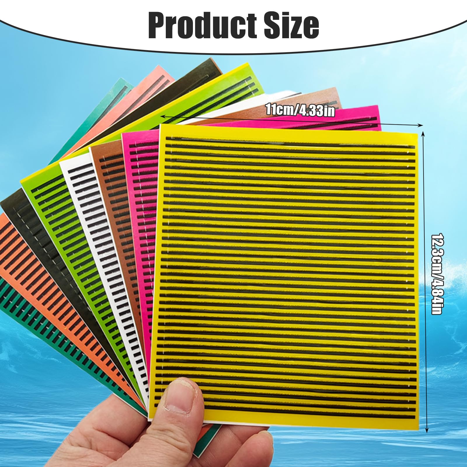 Eastrpupira Fly Tying Materials, Fly Tying Thread, Fishing Lure Making Supplies, Synthetic Peacock Quill for Nymph Bug Shrimp Body Wrap Skin Brand: Xanadued