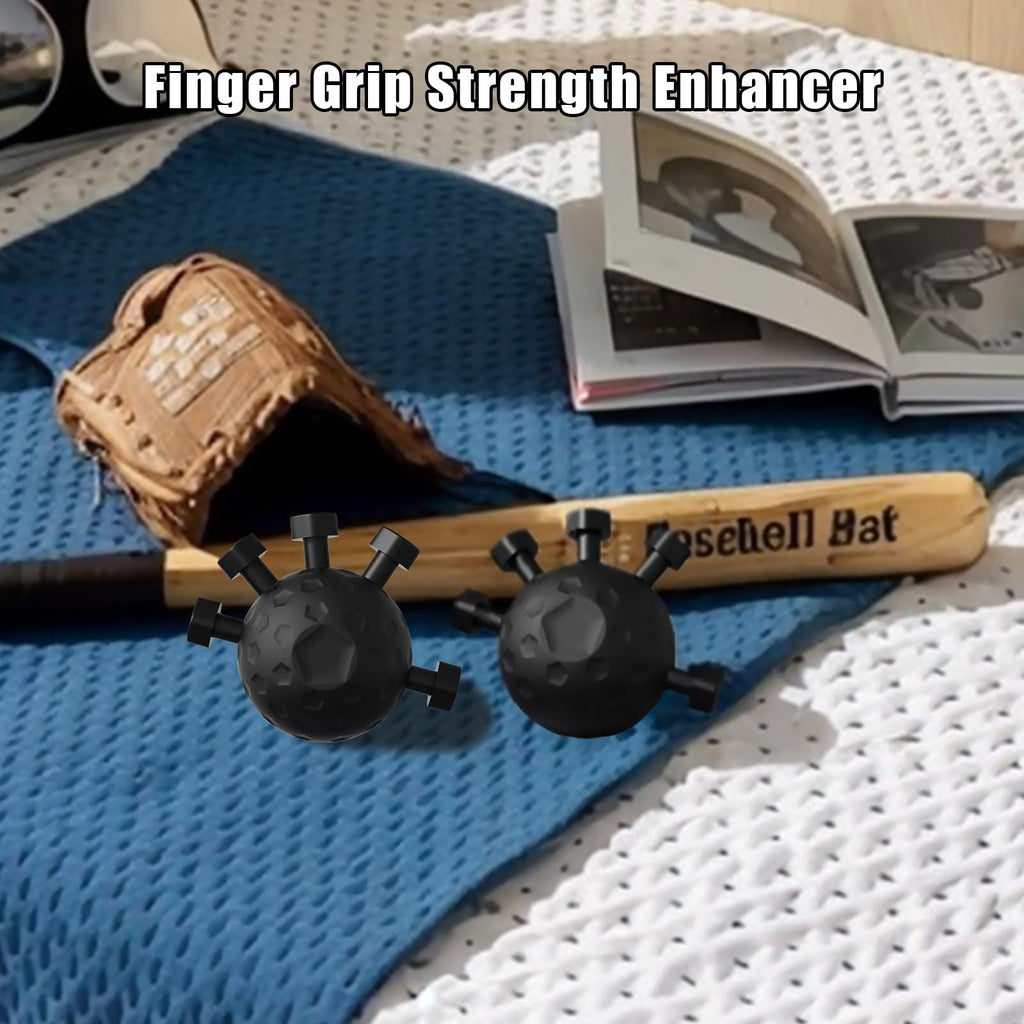 Eastrpupira 2 Pack Finger Grip Strengthener, Finger Strengthener, Finger Strength Trainer, Adjustable Hand Grip Strengthener, Grip Strength Trainer Ball